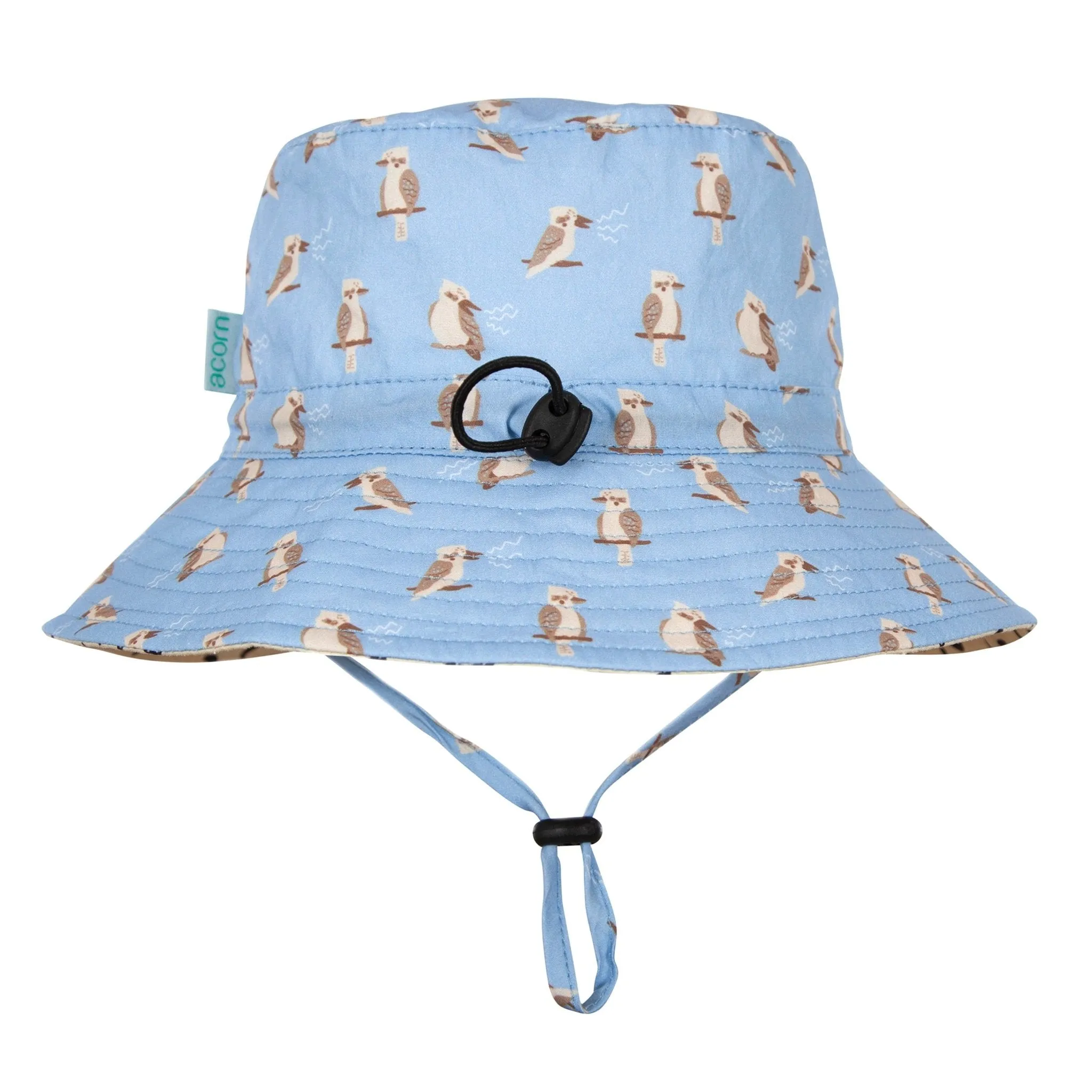 Kookaburra Wide Brim Bucket Hat