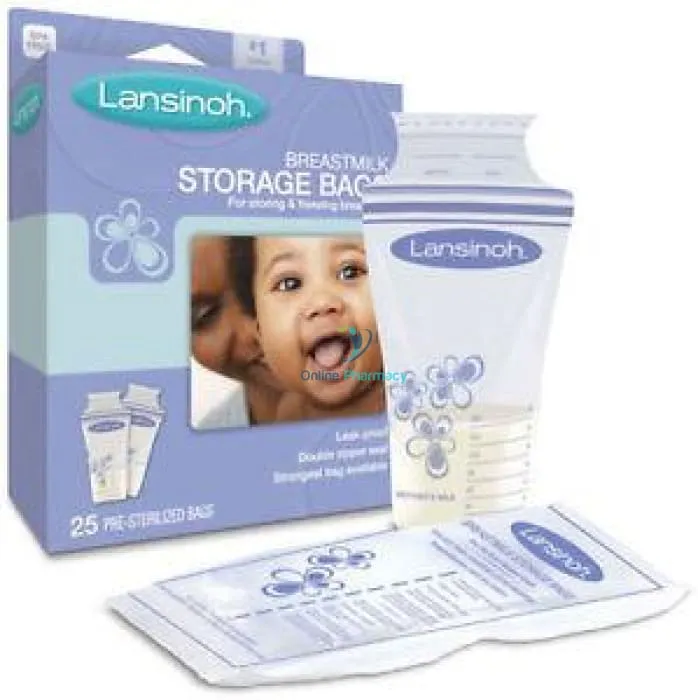 Lansinoh Breastmilk Storage Bags - Pack of 25