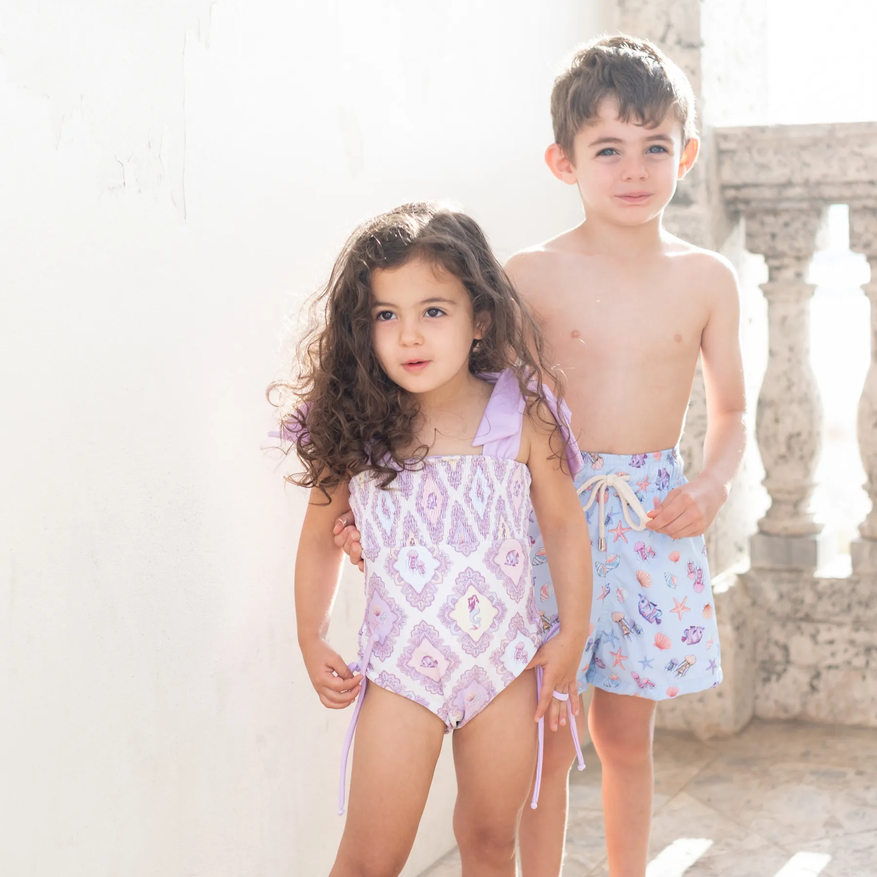 Le Sirenuse Boy Swim Trunk