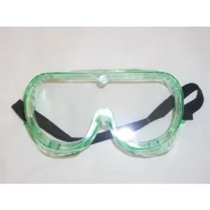 Marquette Green Clear Lens Safety Goggles