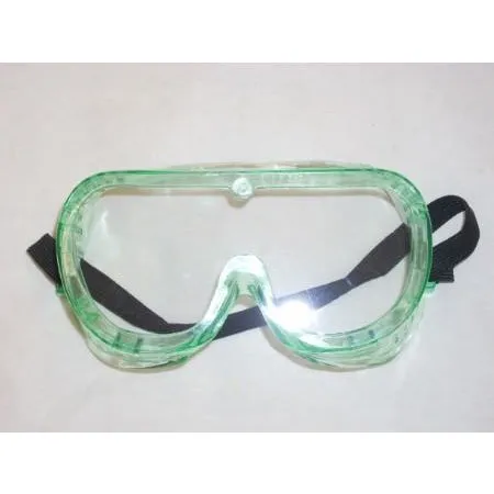 Marquette Green Clear Lens Safety Goggles