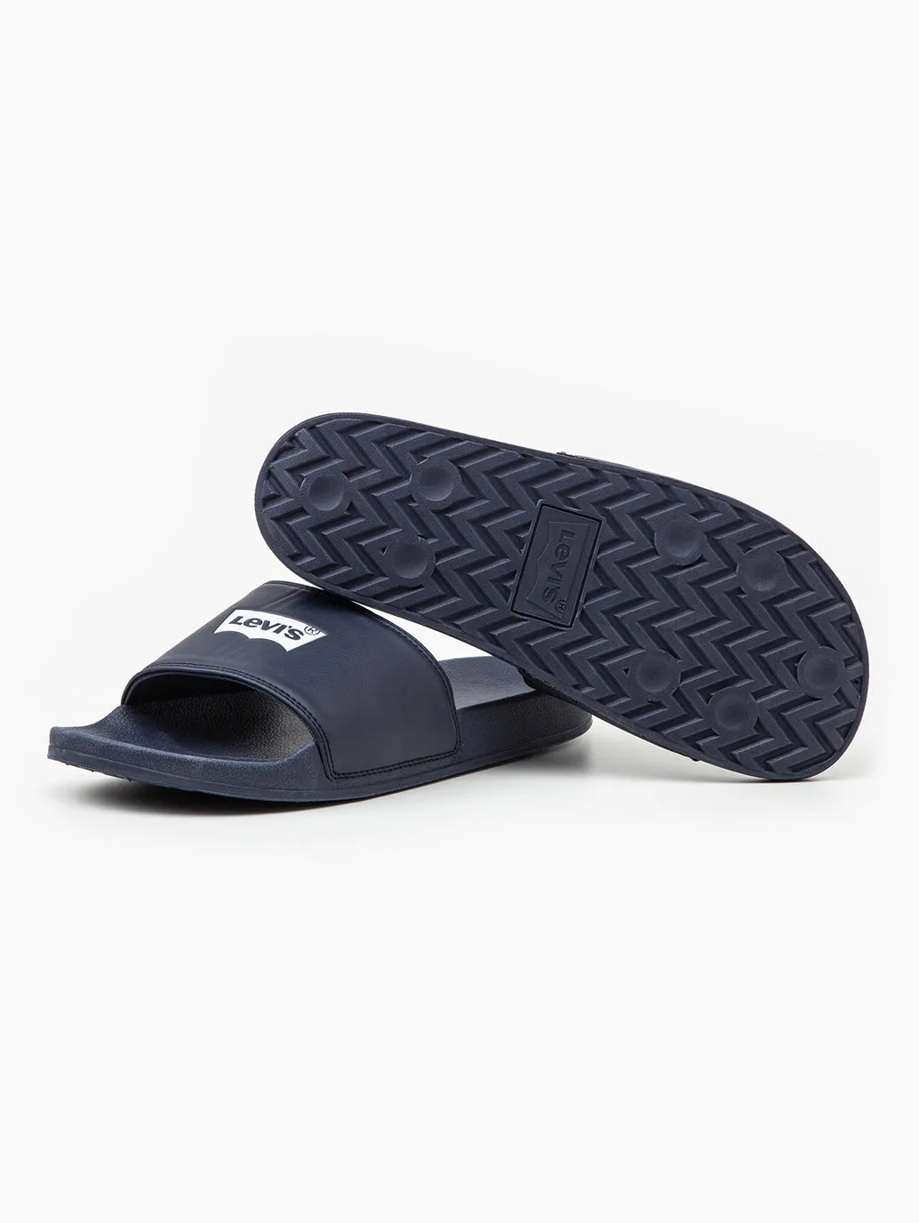 Men's Blue Batwing Slides