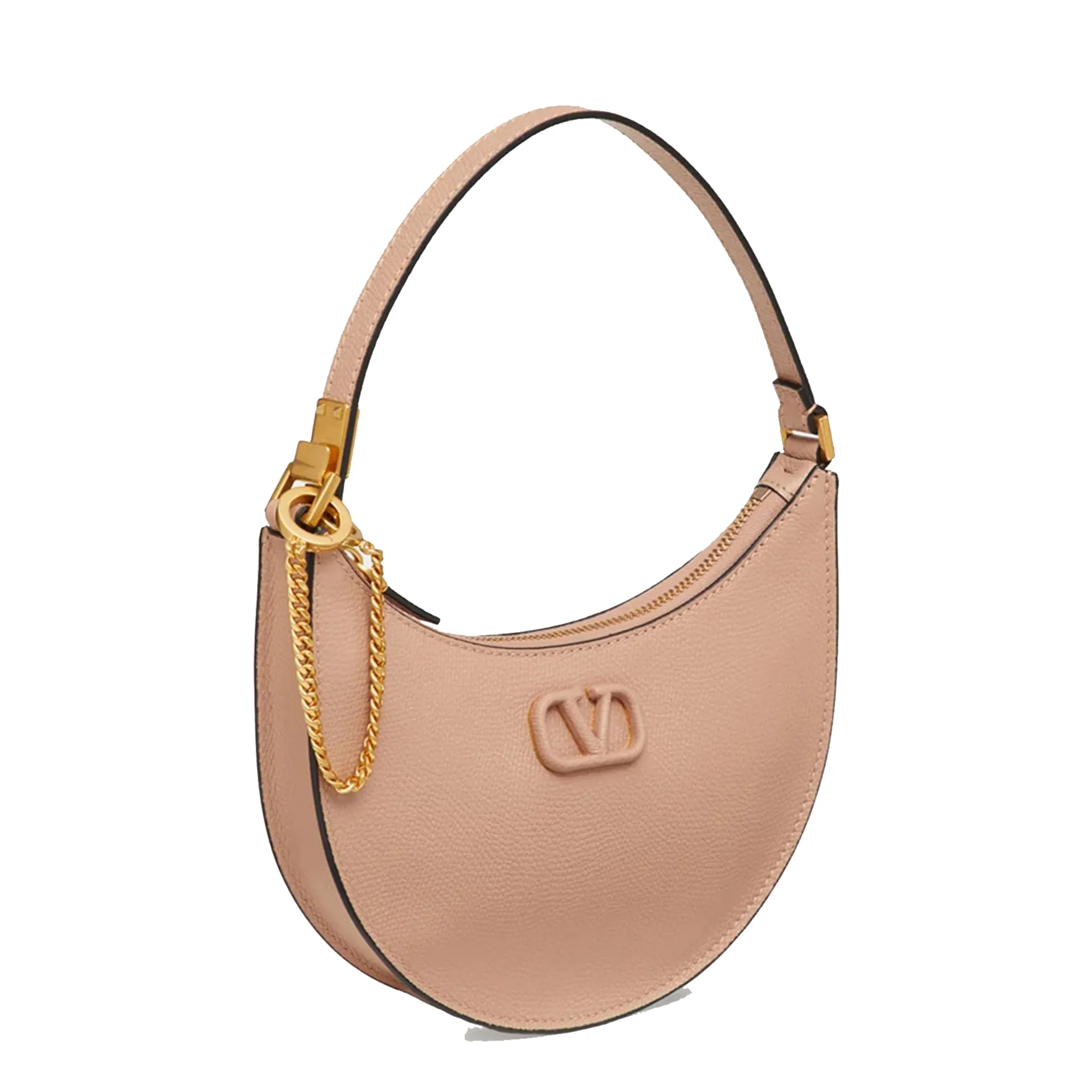 Mini Vlogo Hobo Bag, Rose