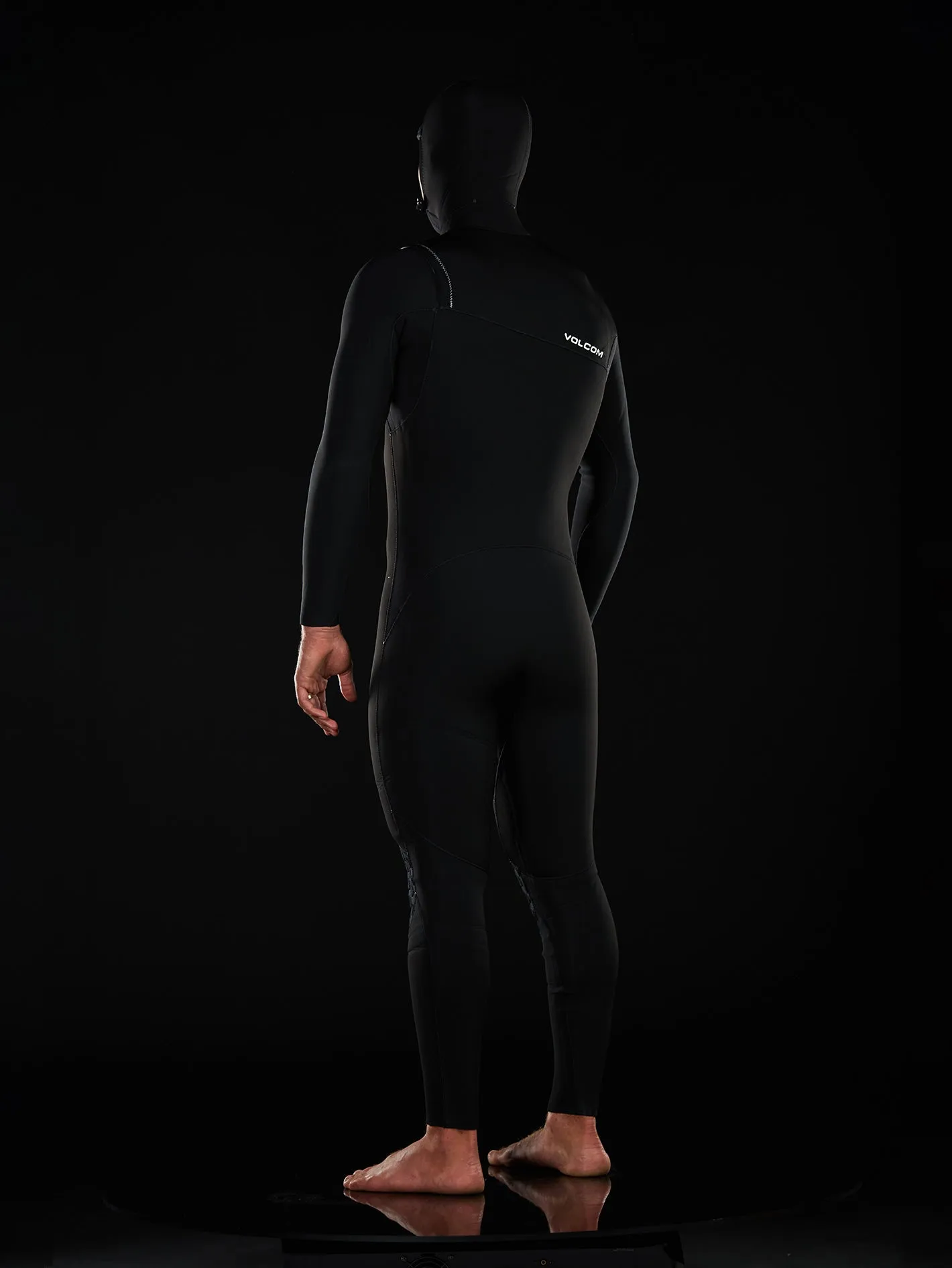 Modulator 4/3mm Hooded Long Sleeve Chest Zip Wetsuit - Black (2022)