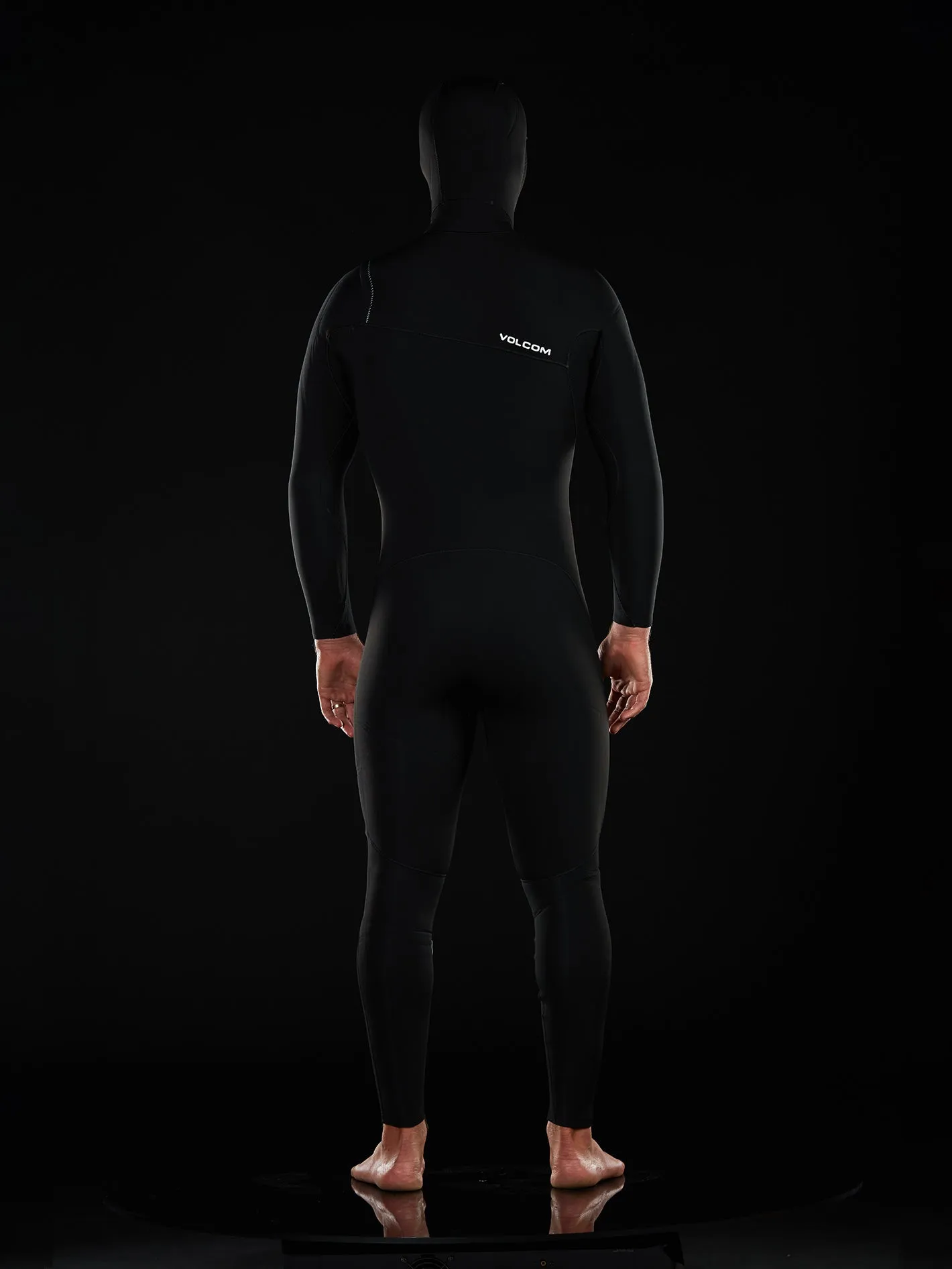 Modulator 4/3mm Hooded Long Sleeve Chest Zip Wetsuit - Black (2022)