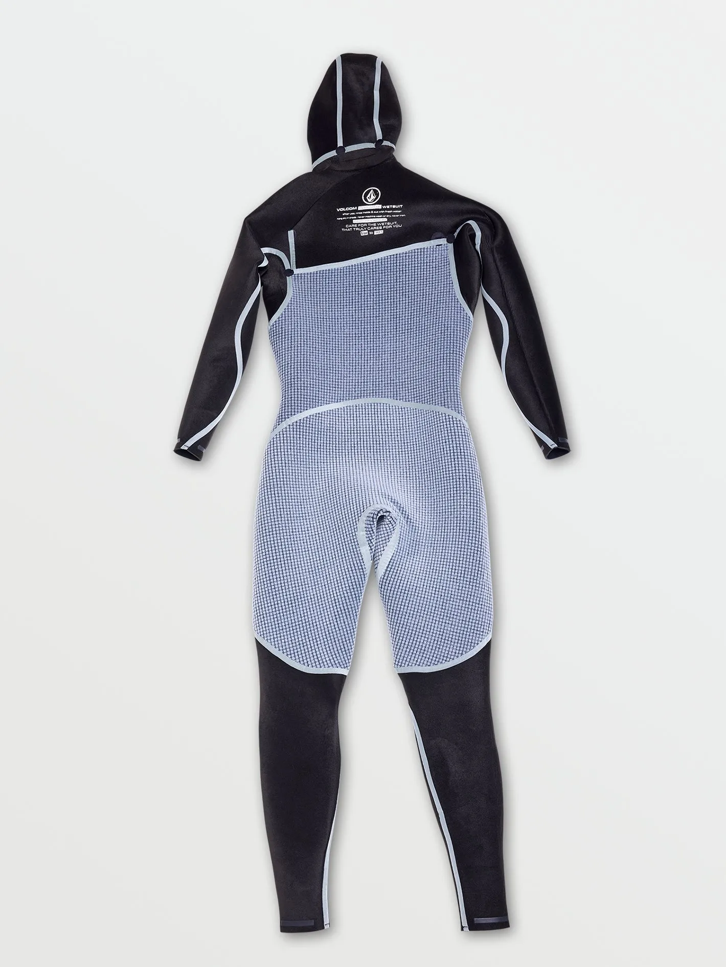 Modulator 4/3mm Hooded Long Sleeve Chest Zip Wetsuit - Black (2022)