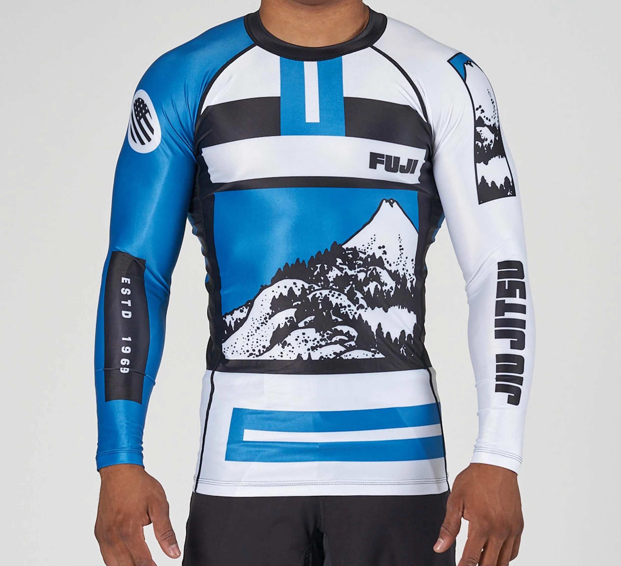 Mt. FUJI Flex Lite Rashguard Blue