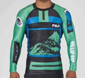 Mt. FUJI Flex Lite Rashguard Blue/Green