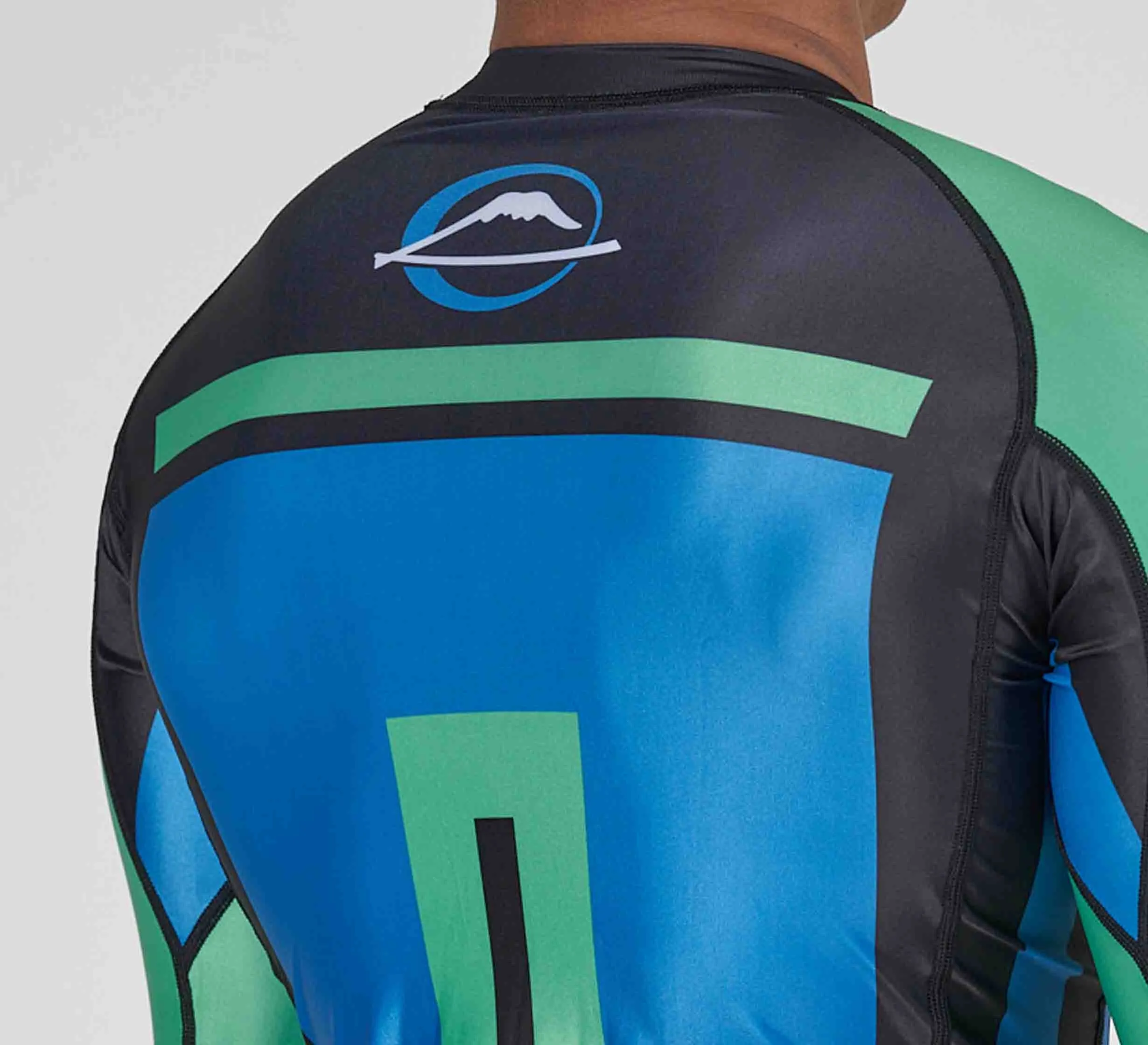 Mt. FUJI Flex Lite Rashguard Blue/Green