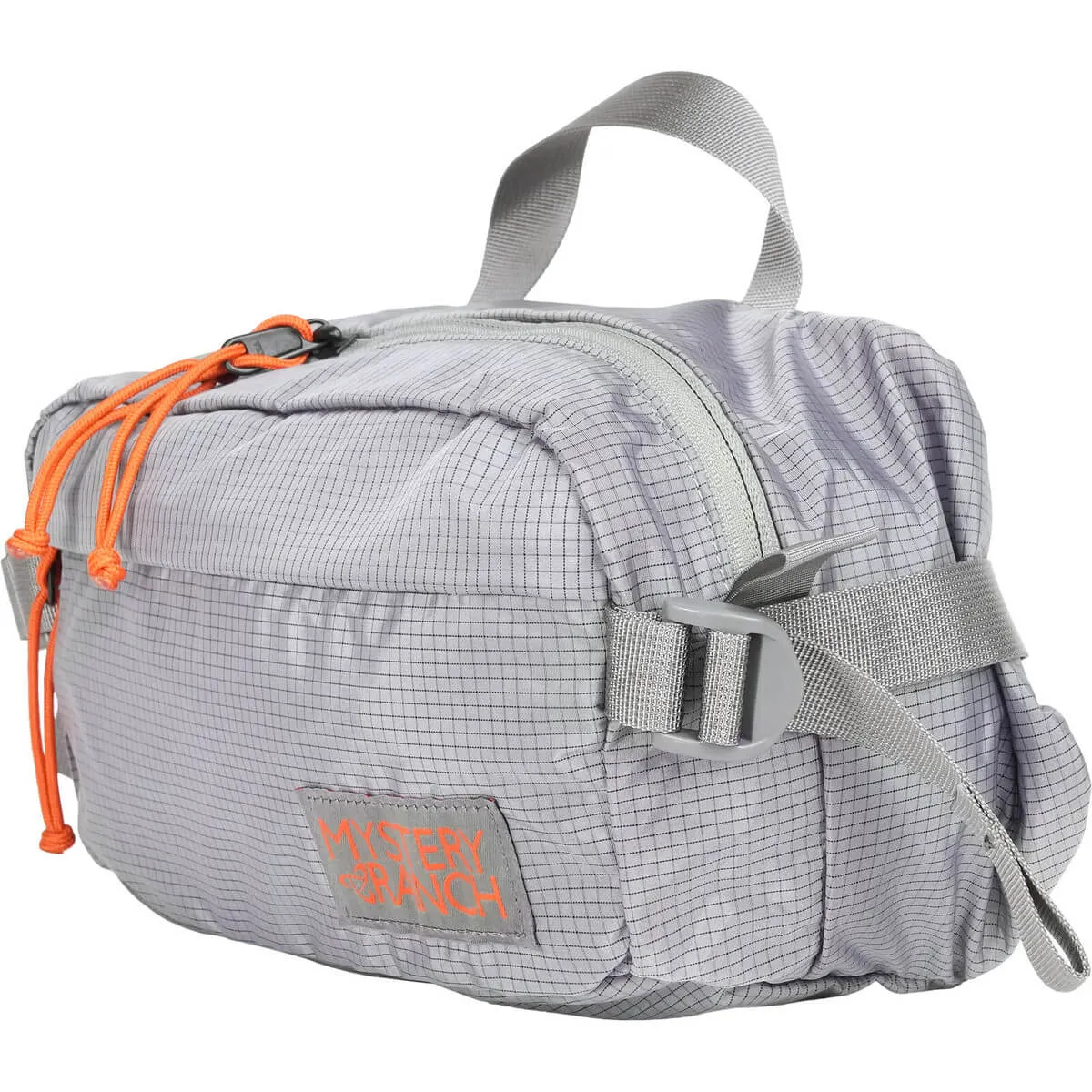 Mystery Ranch Full Moon Belt Bag, Grey/Orange