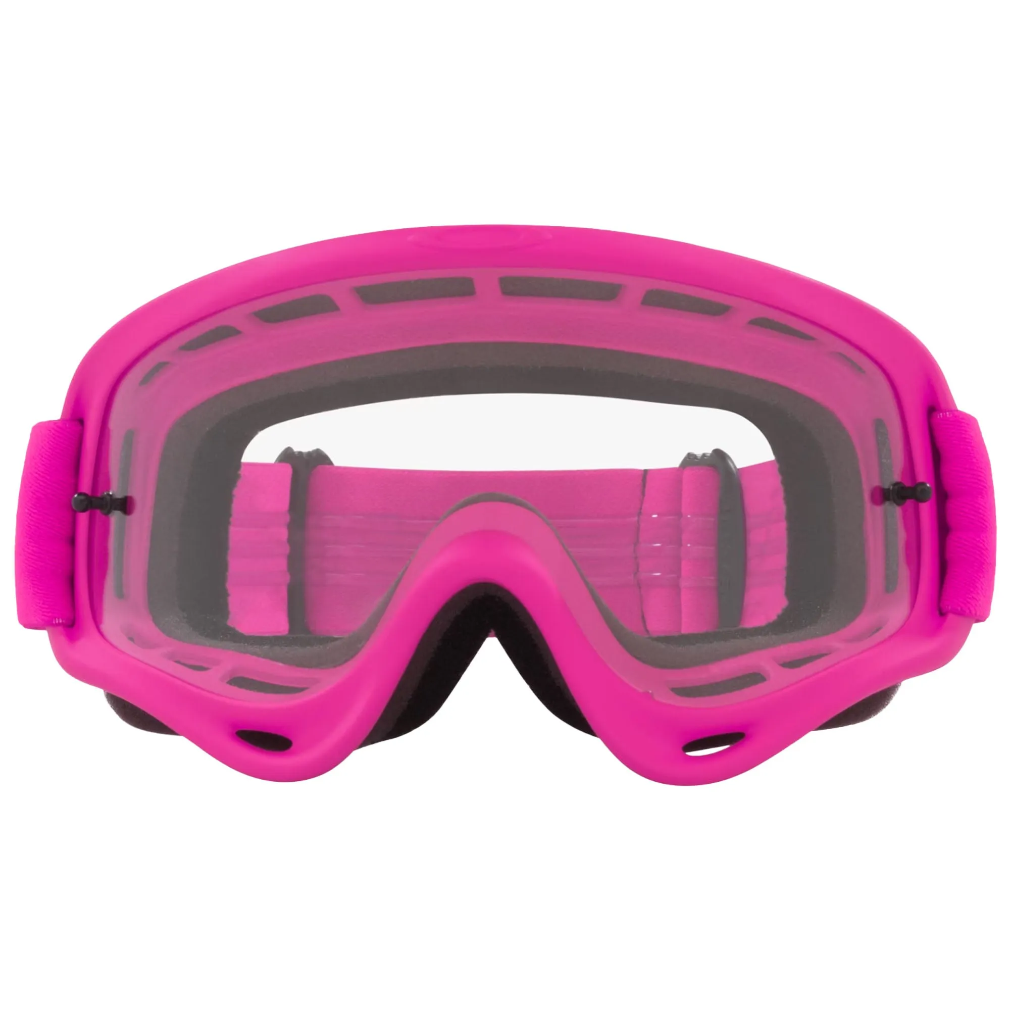 Oakley OO7029-72 O-Frame 2.0 MX Goggles Clear Impact-Resistant Lens Moto Pink Strap