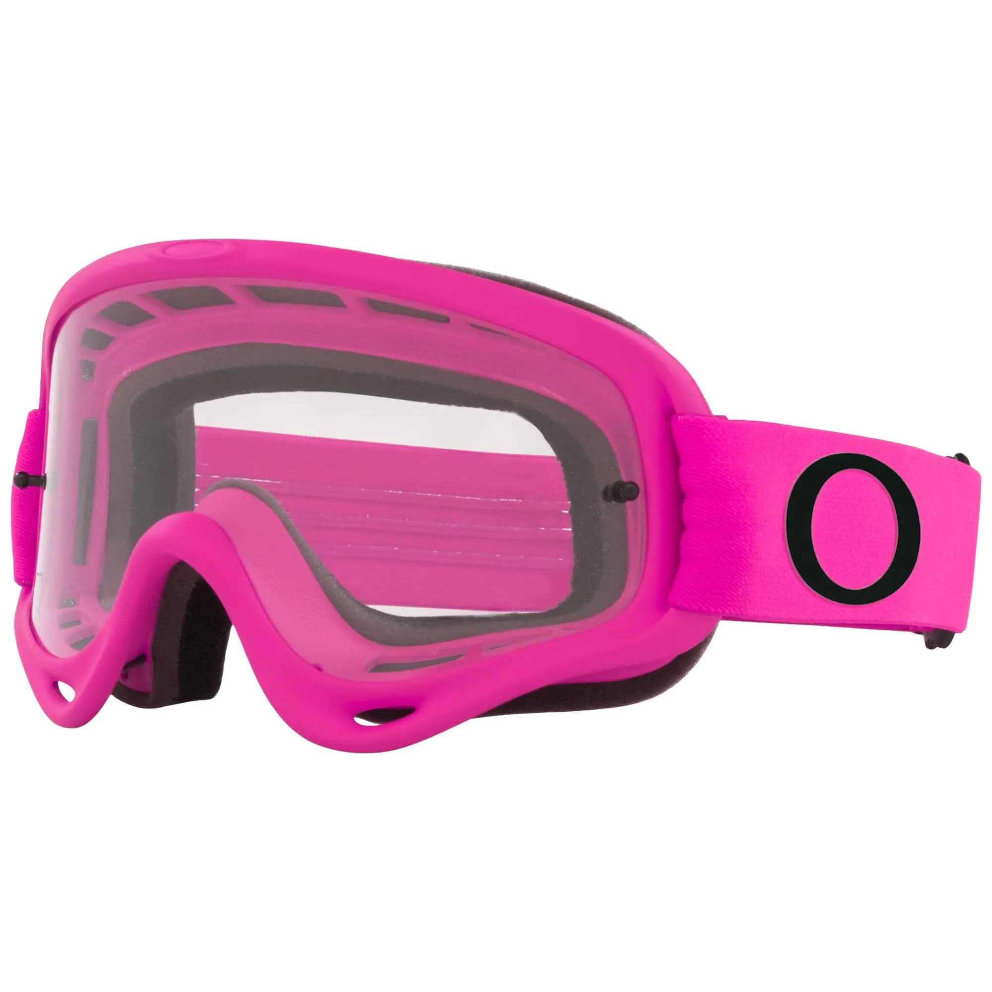 Oakley OO7029-72 O-Frame 2.0 MX Goggles Clear Impact-Resistant Lens Moto Pink Strap