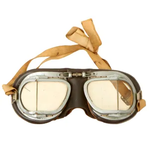 Original British WWII RAF Mk VIII Flying Goggles