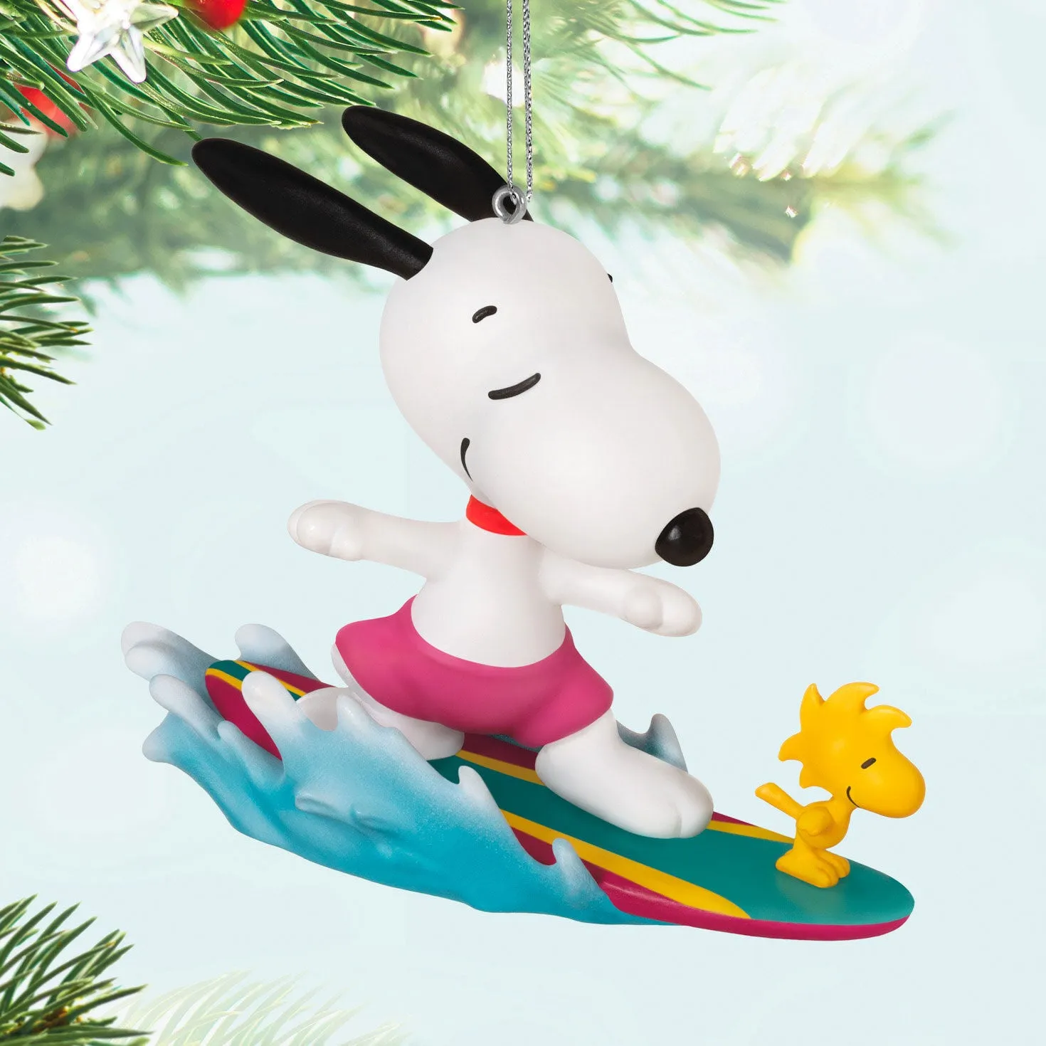 Peanuts® Spotlight on Snoopy Surf's Up! — 2024 Hallmark Keepsake Christmas Ornament