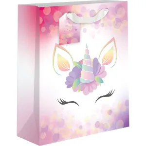 Pink Unicorn Medium Gift Bag