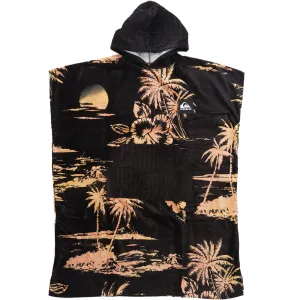 Quiksilver Mens Hooded Towel Surf Poncho - Dark Navy