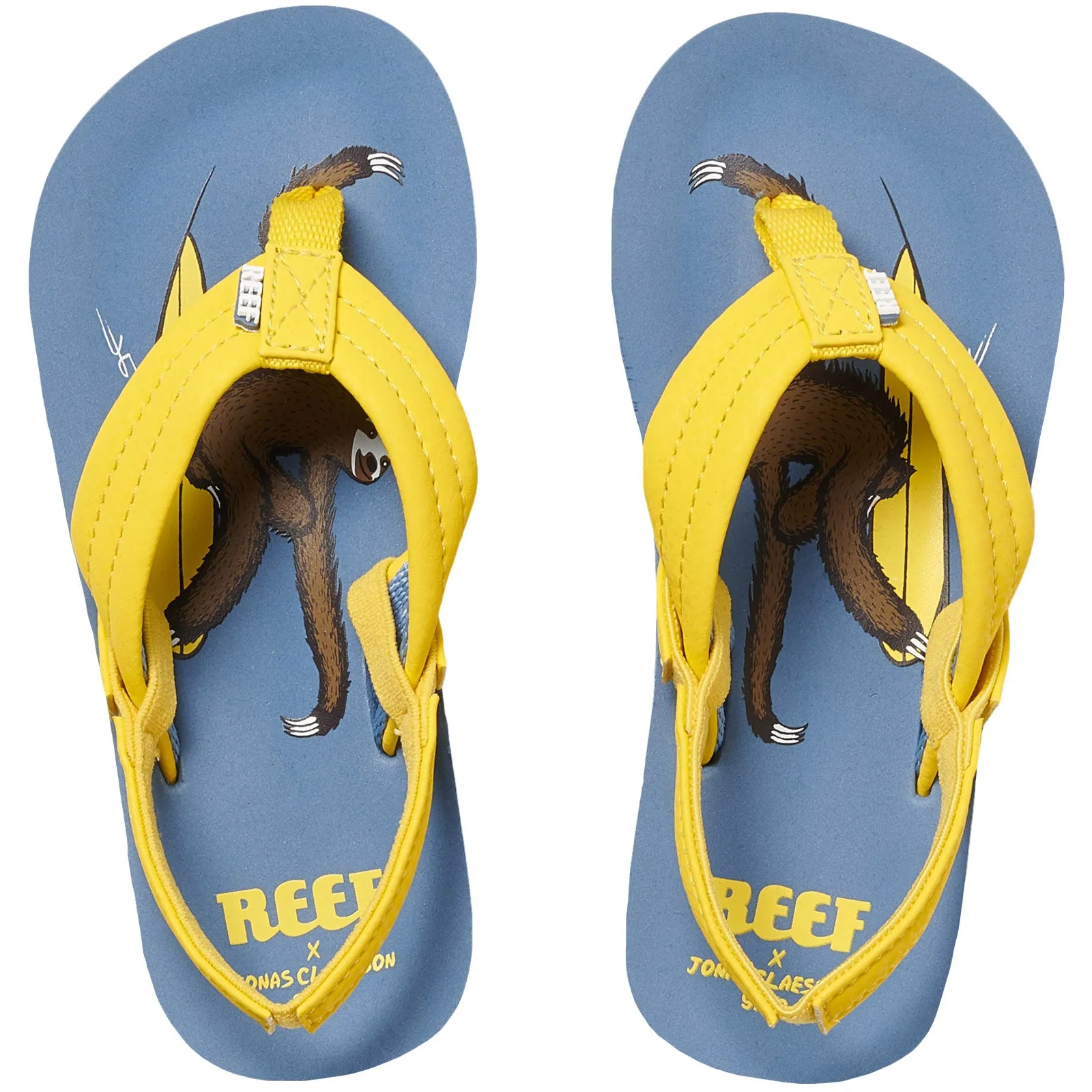 Reef Kids Jonas Claesson LIL Flip Flops Sandals - Blue