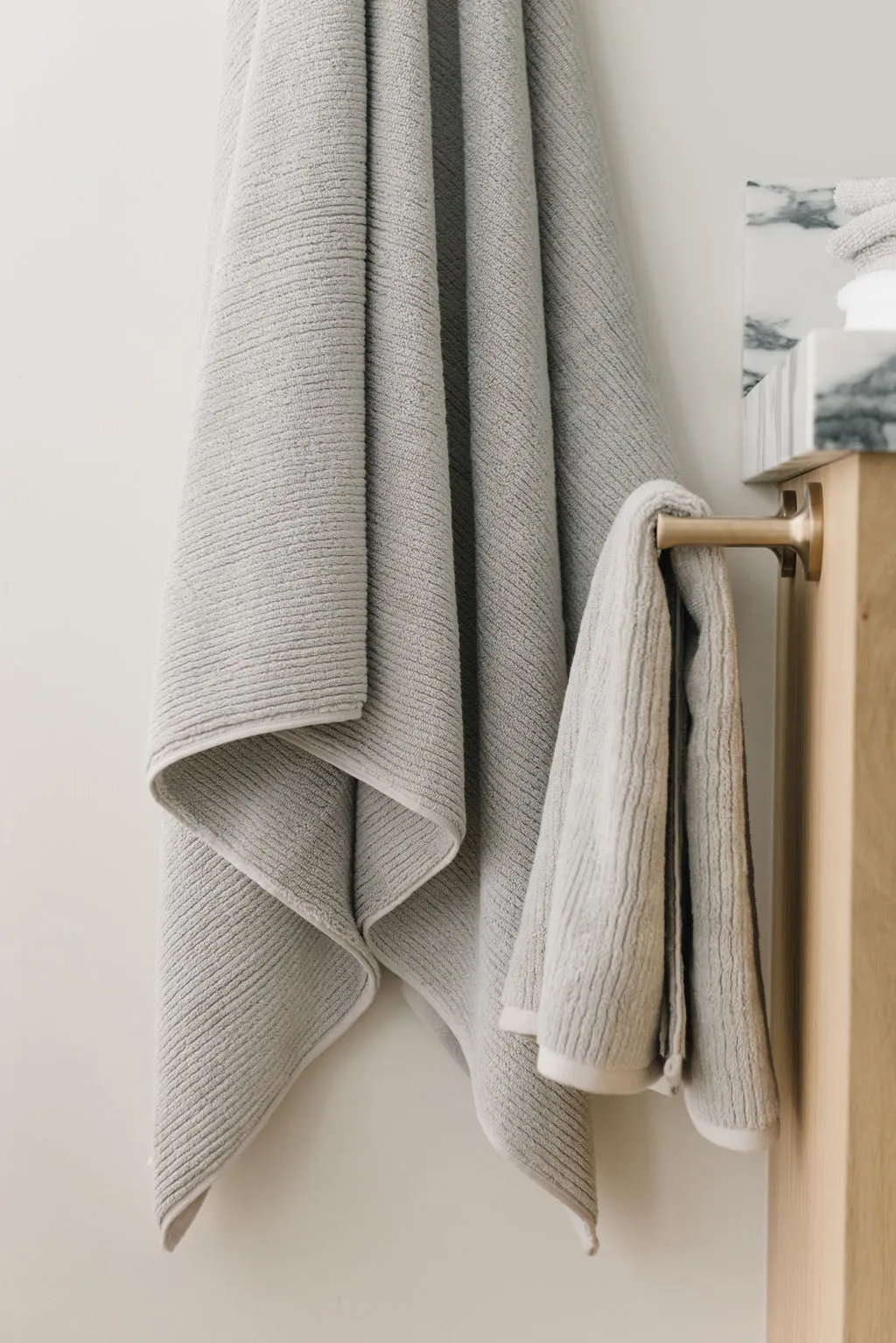 Ribbed Terry Hand Towels