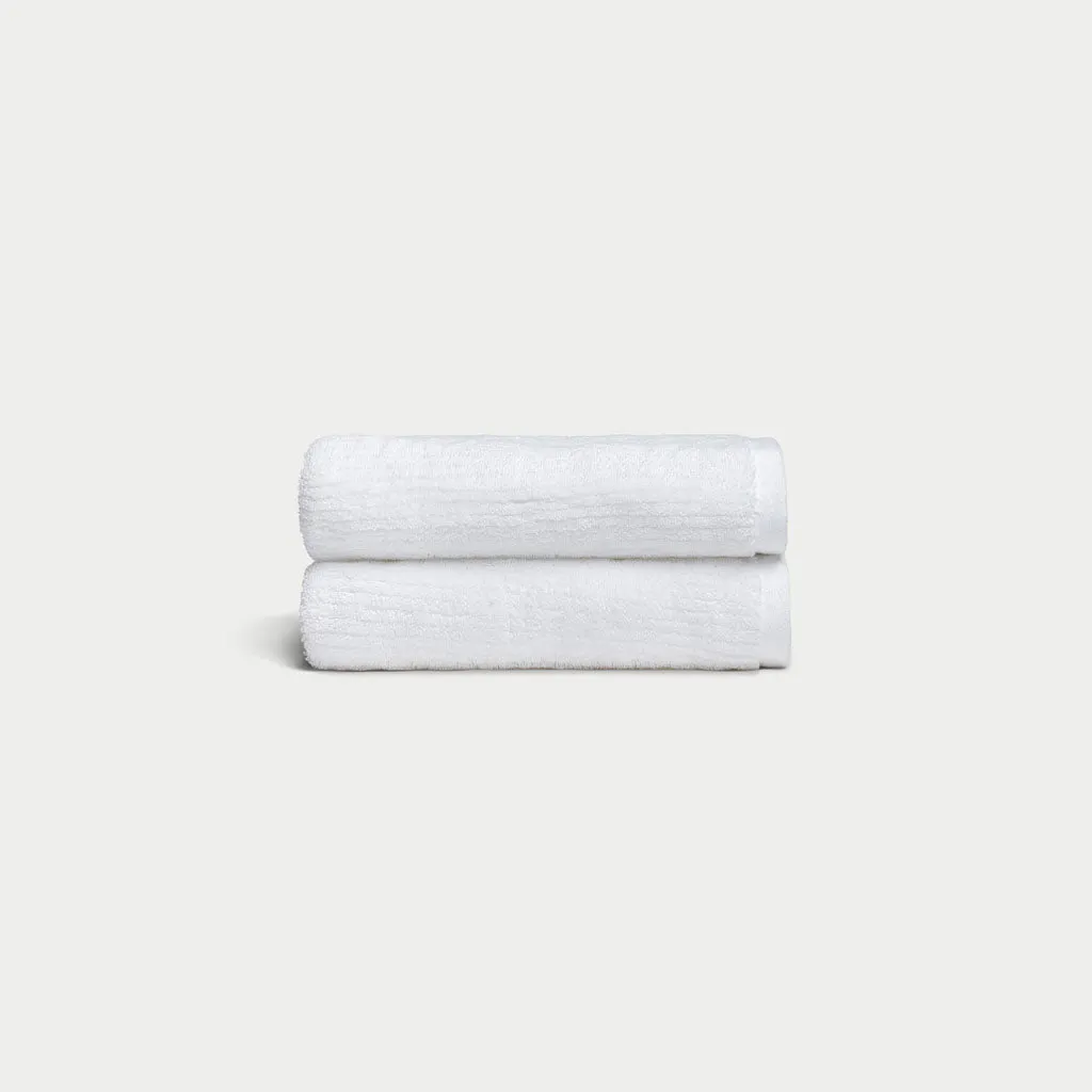 Ribbed Terry Hand Towels