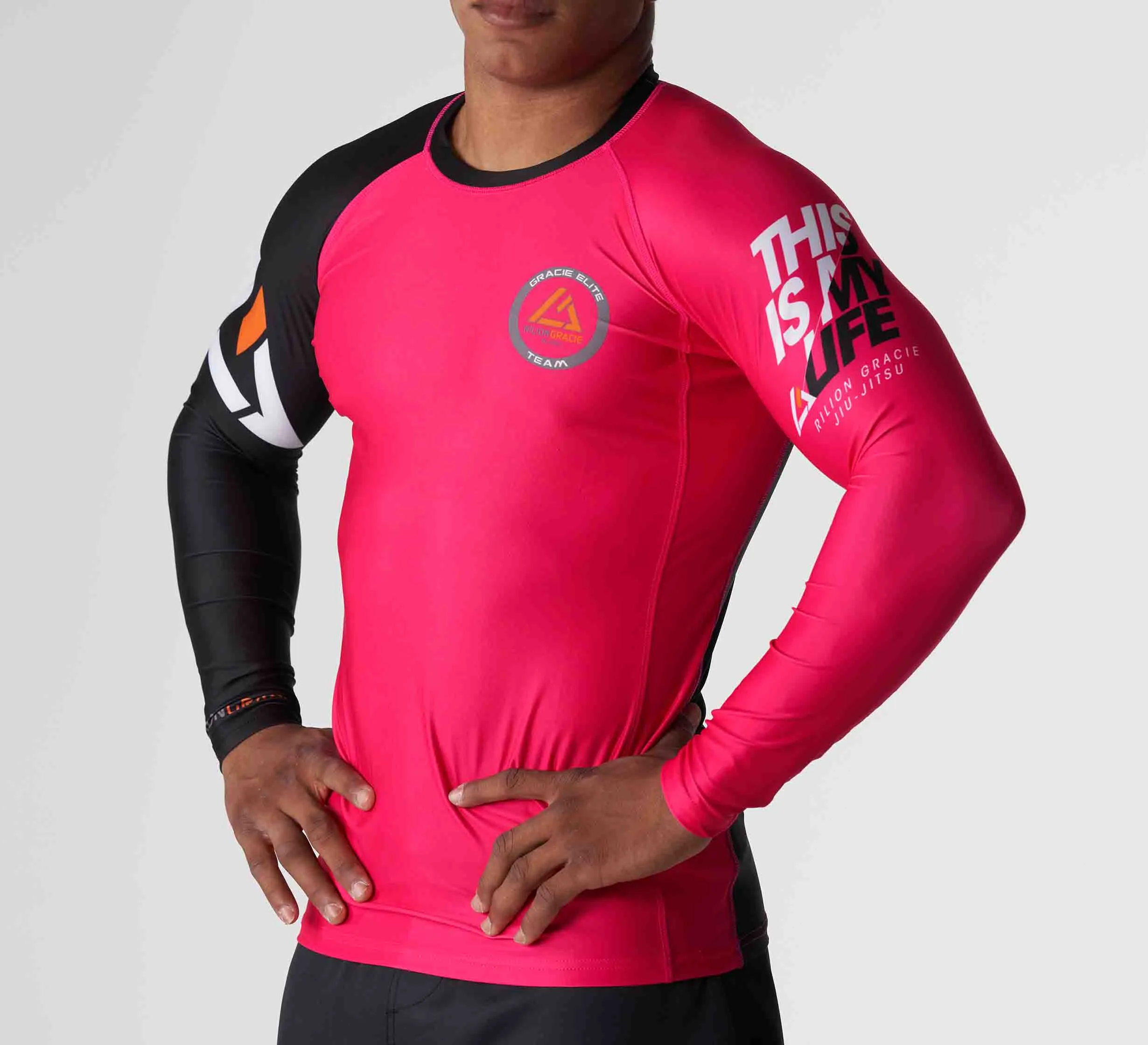 Rilion Gracie Womens Rashguard Pink