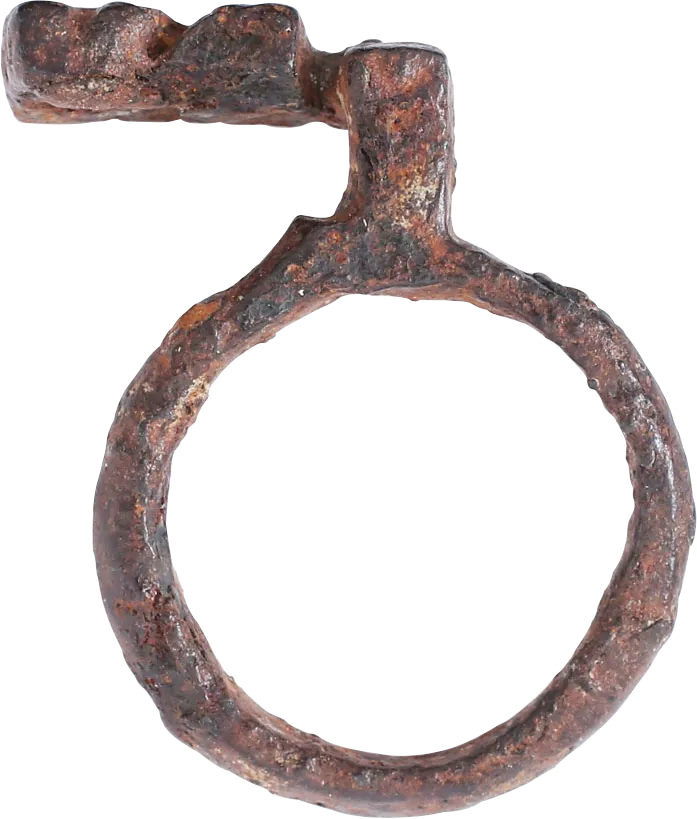 ROMAN KEY RING, 1st-3rd CENTURY AD, SIZE 9