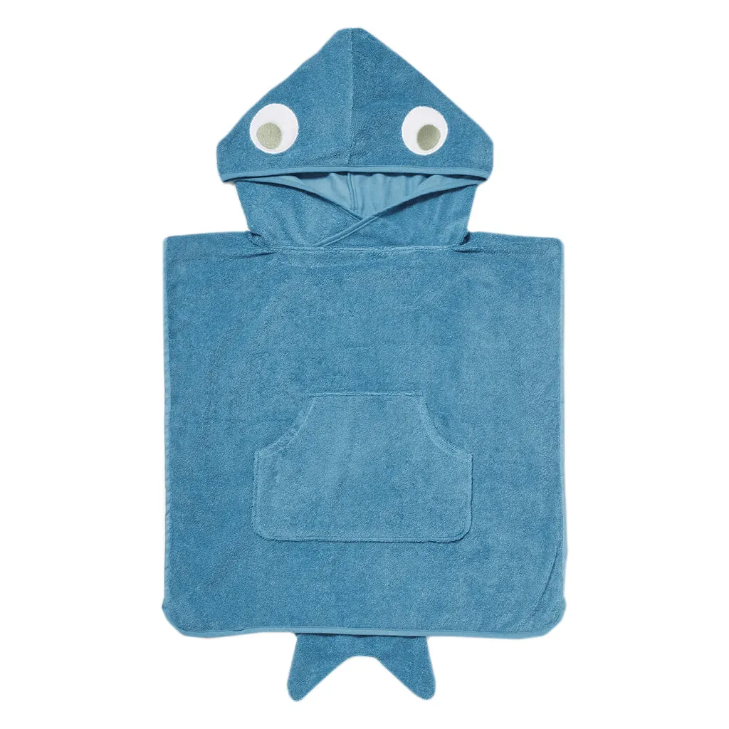 Sunnylife Hooded Beach Towel Shark Tribe