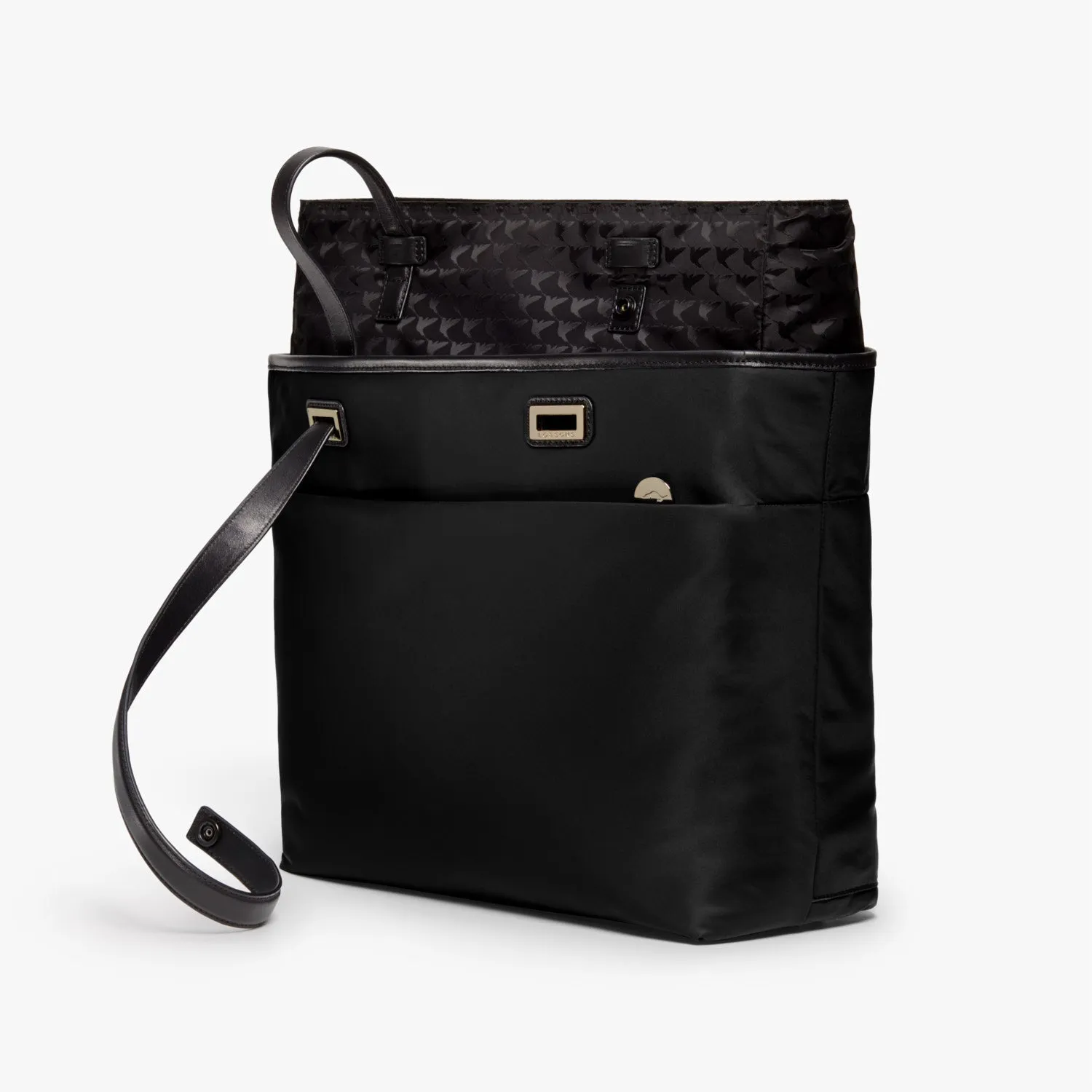 The Seville Aire Tote - Nylon - Black / Gold / Grey