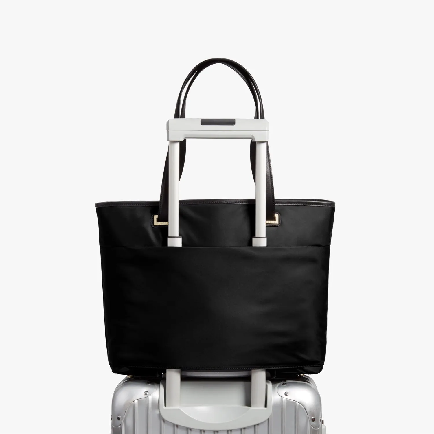 The Seville Aire Tote - Nylon - Black / Gold / Grey