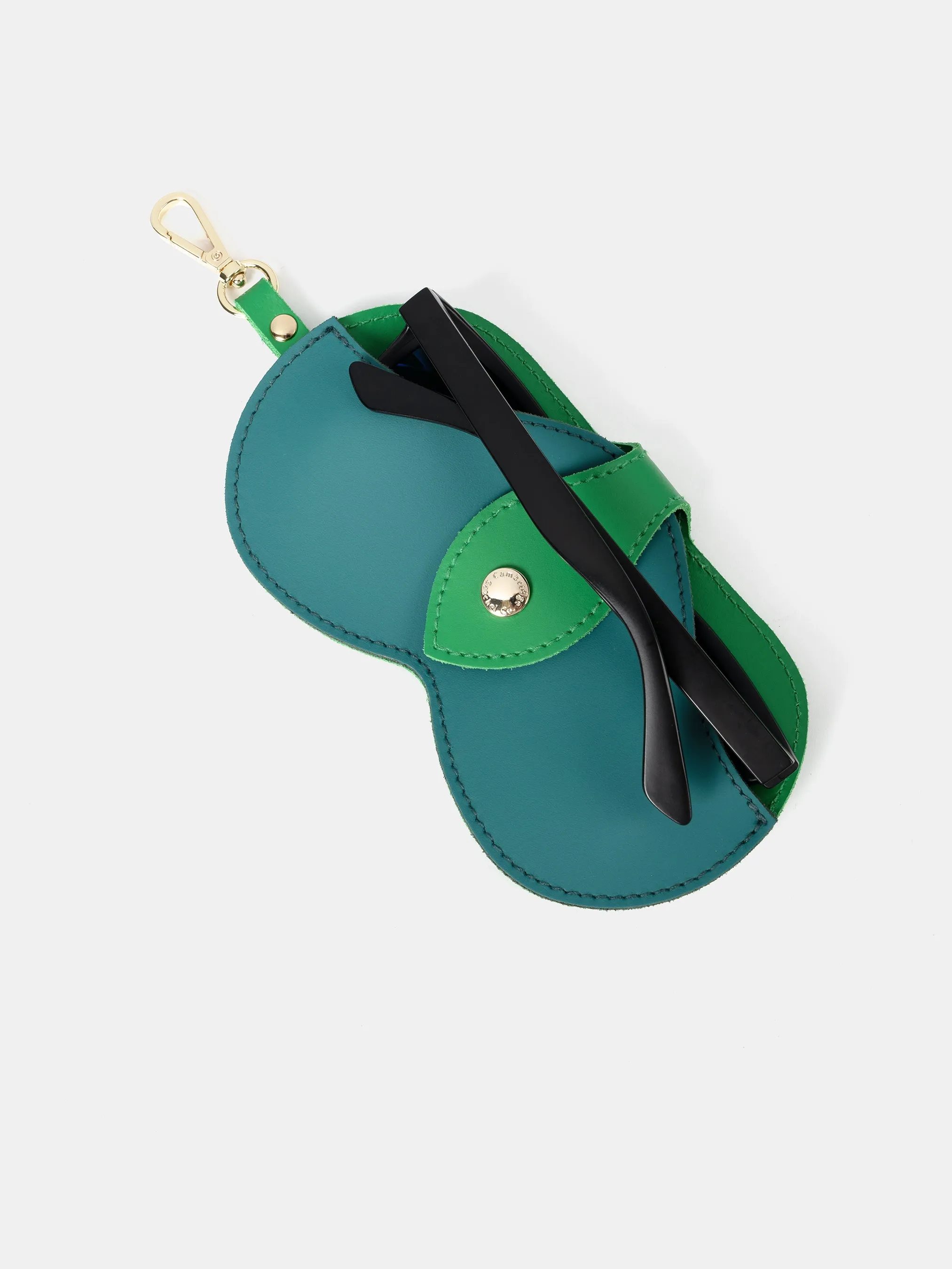 The Sunglasses Case - Apple Green & Lagoon