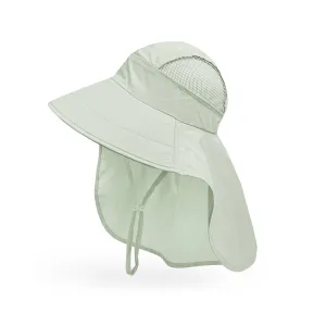 Toddler Sun Hat UPF 50  Wide Brim Kids Baby Beach Gardening Cap | Dusty Green