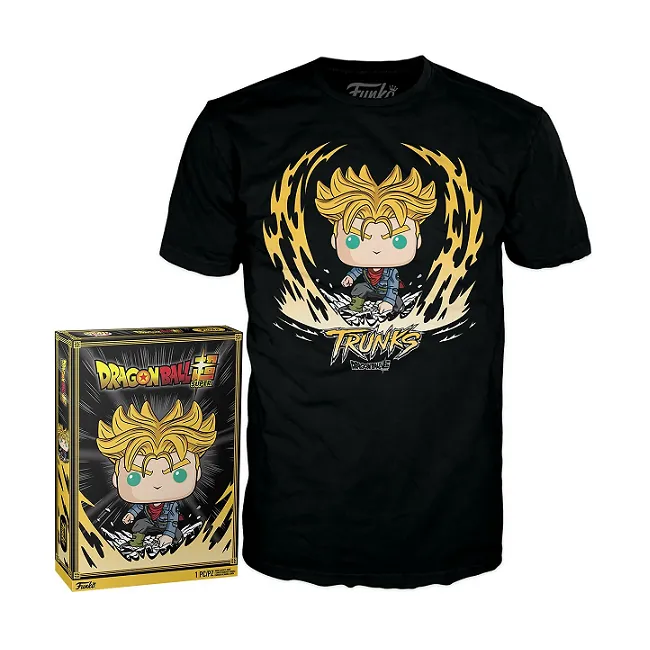 Trunks - Dragon Ball Super Boxed Funko Pop! Tees [Size-2XL]