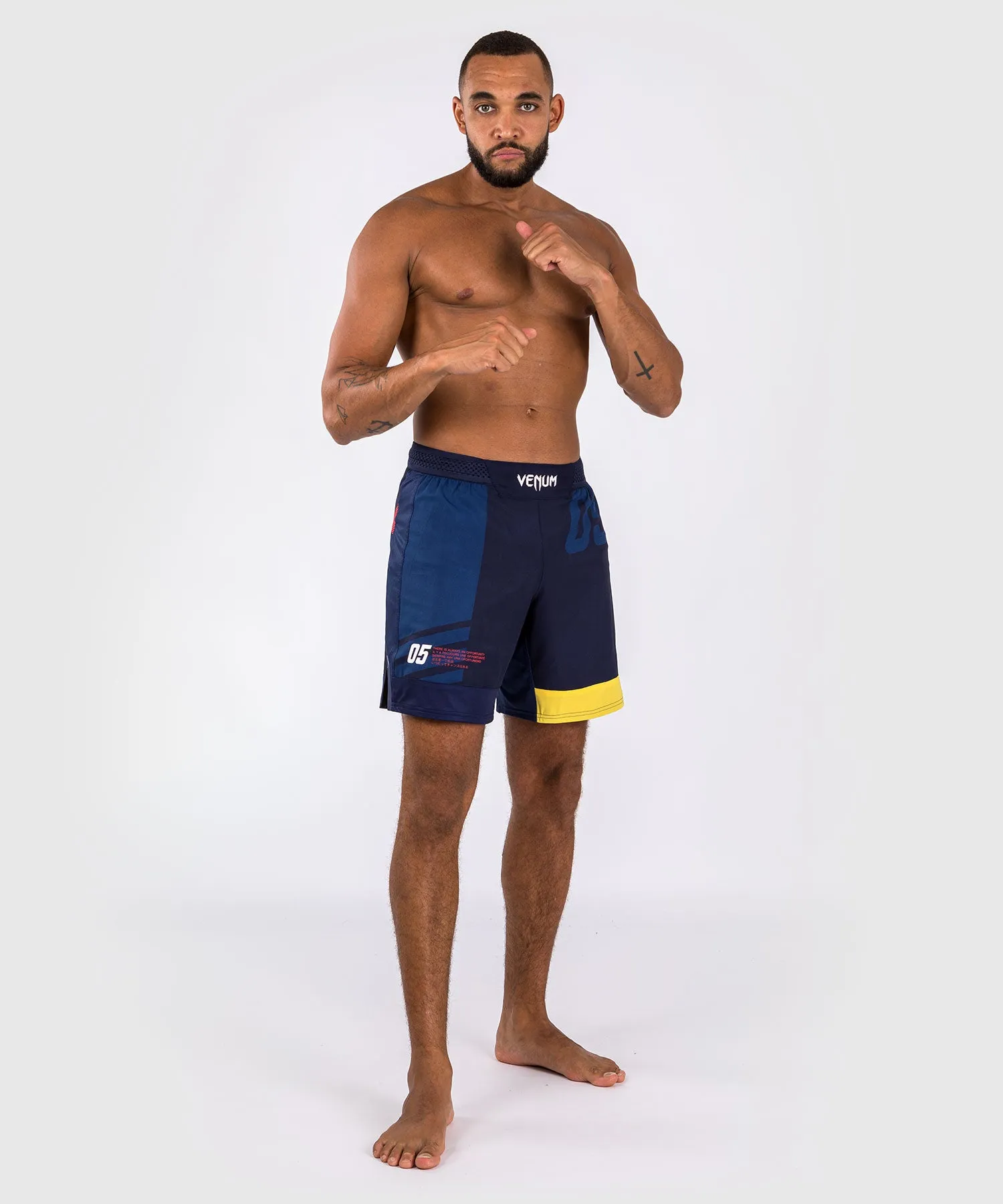 Venum Sport 05 Fight Shorts - Blue/Yellow