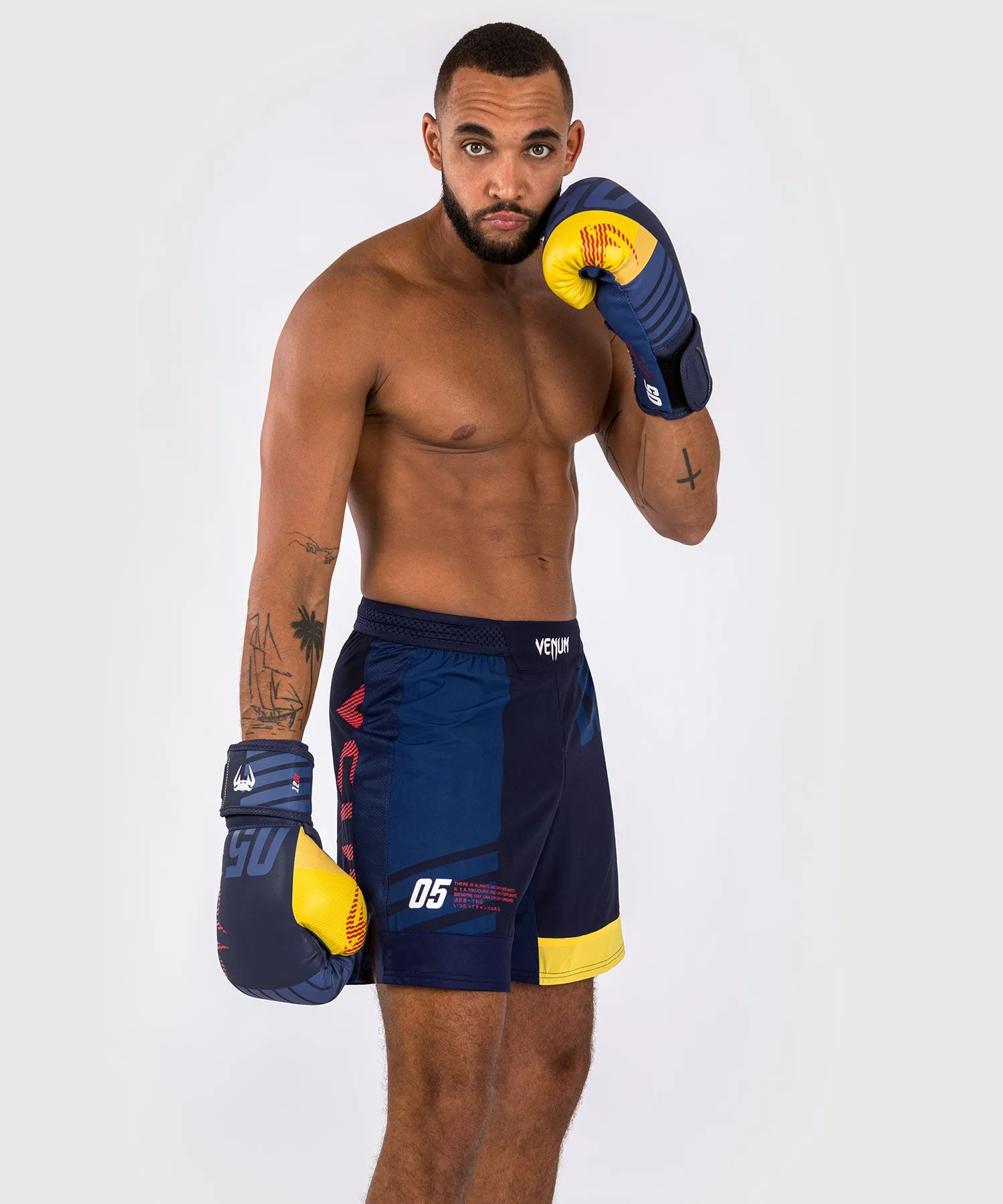 Venum Sport 05 Fight Shorts - Blue/Yellow