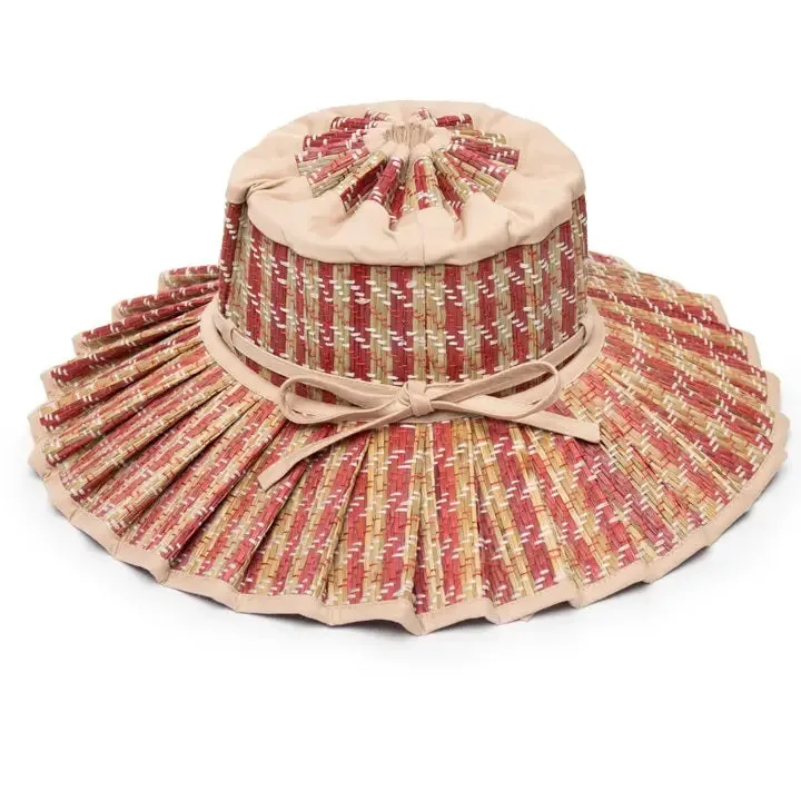 Vernazza Luxe Capri Child Hat -- Ruby Red