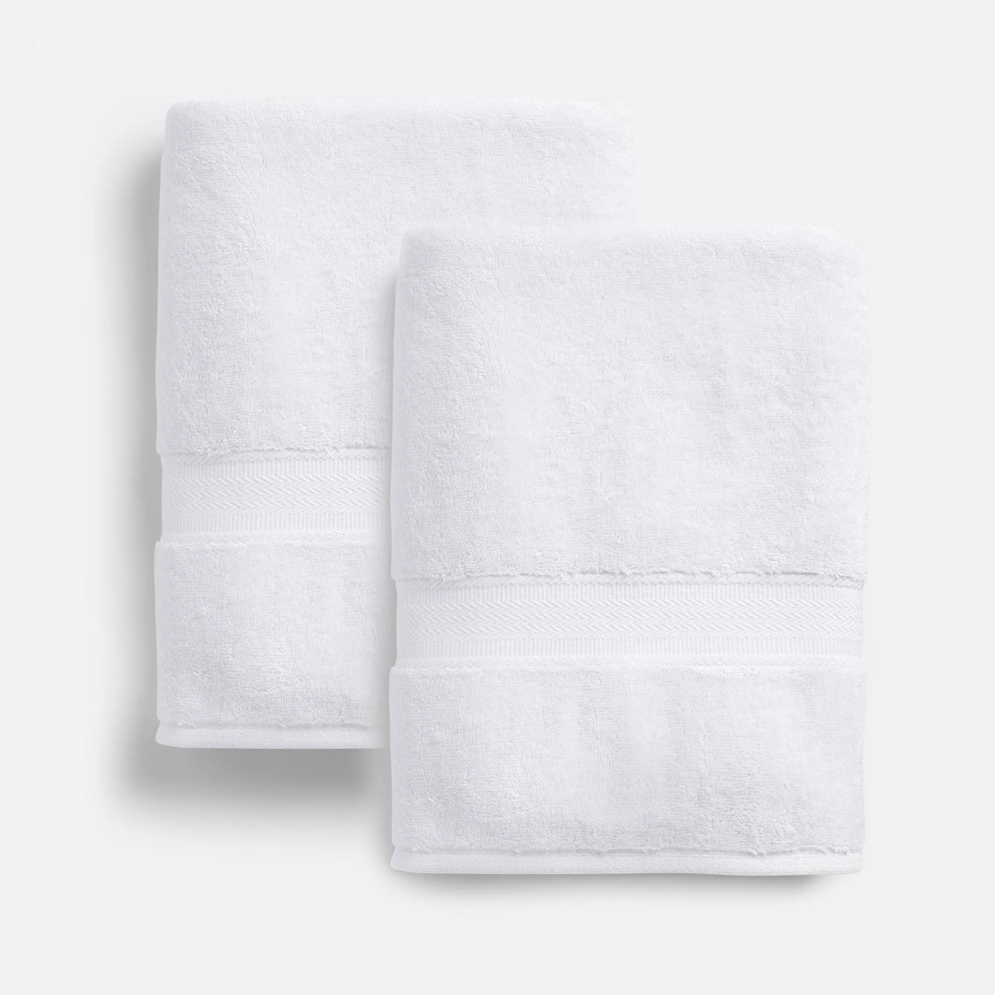 White Cotton Bath Towel Set