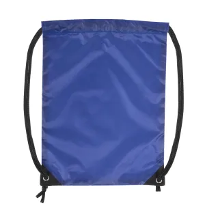 Wholesale 18 Inch Basic Drawstring Bag - Blue