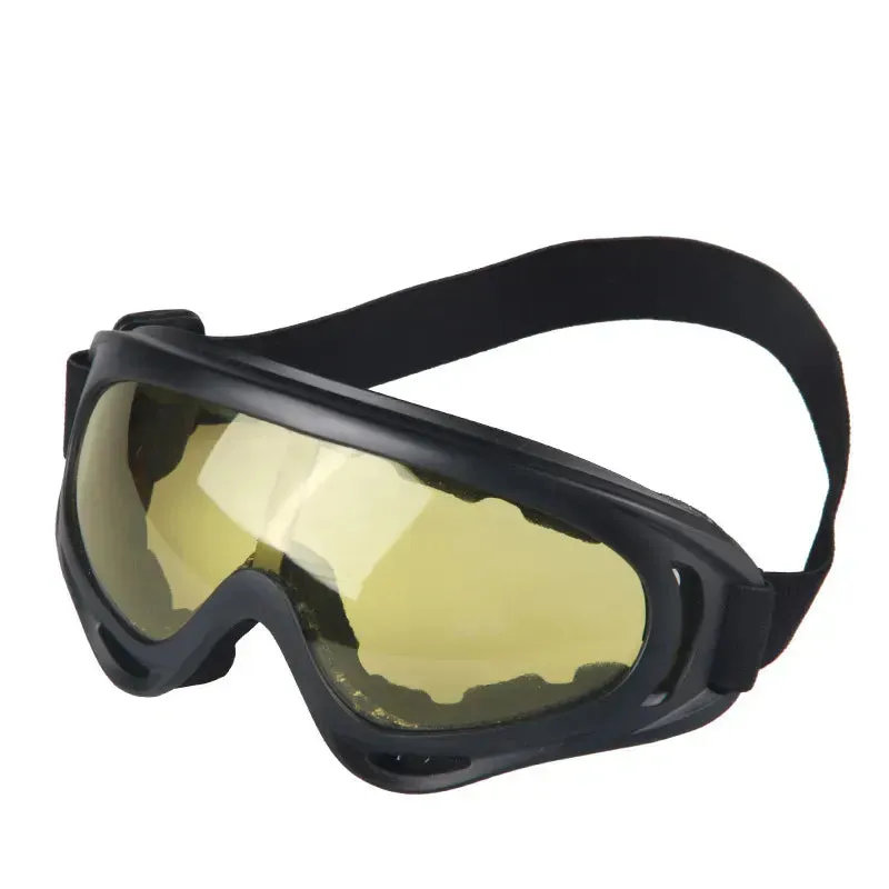 Winter Outdoor Sport Dust Windproof  Anti-fog Lens Ski  Motor Glasses Snowboard Sand Prevention Goggles Professional Snow